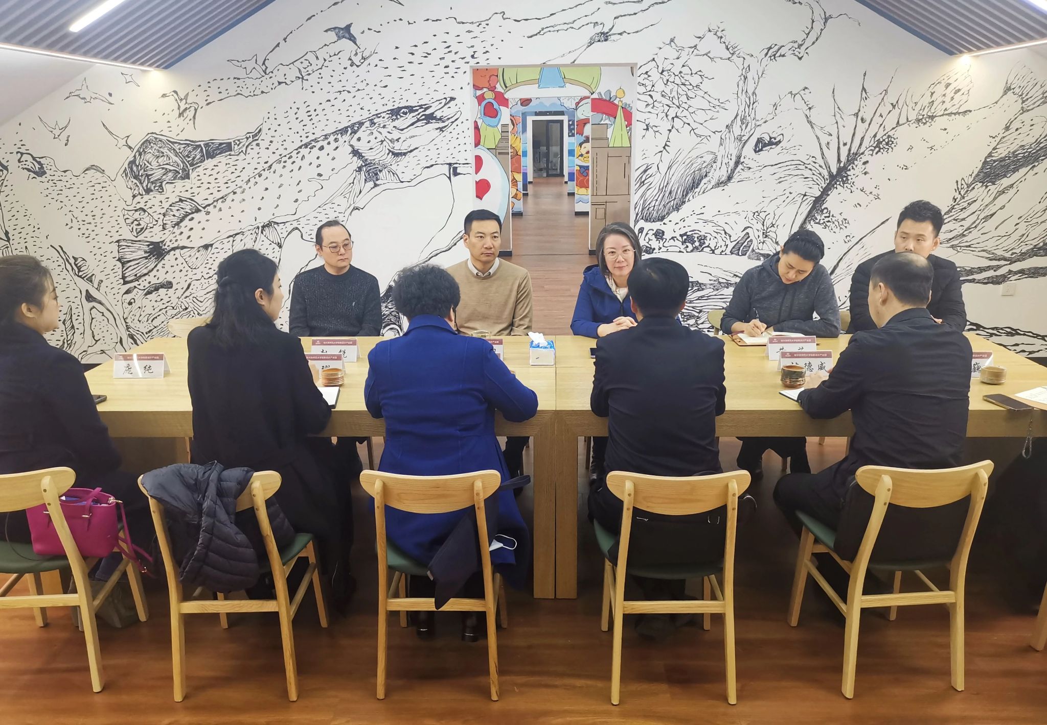 黑龙江省总工会高学昌一行调研我校创意设计产业园 聚焦数字衍生内容制作发展